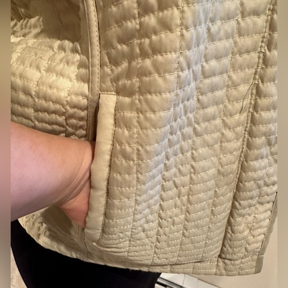 Weatherproof Garment Company Vanilla  Quilted Jacket With Pockets Zip Up Sz S - Picture 8 of 16